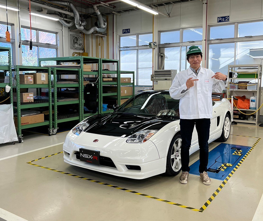 1からすべて新品のパーツで制作したNSX Rの画像